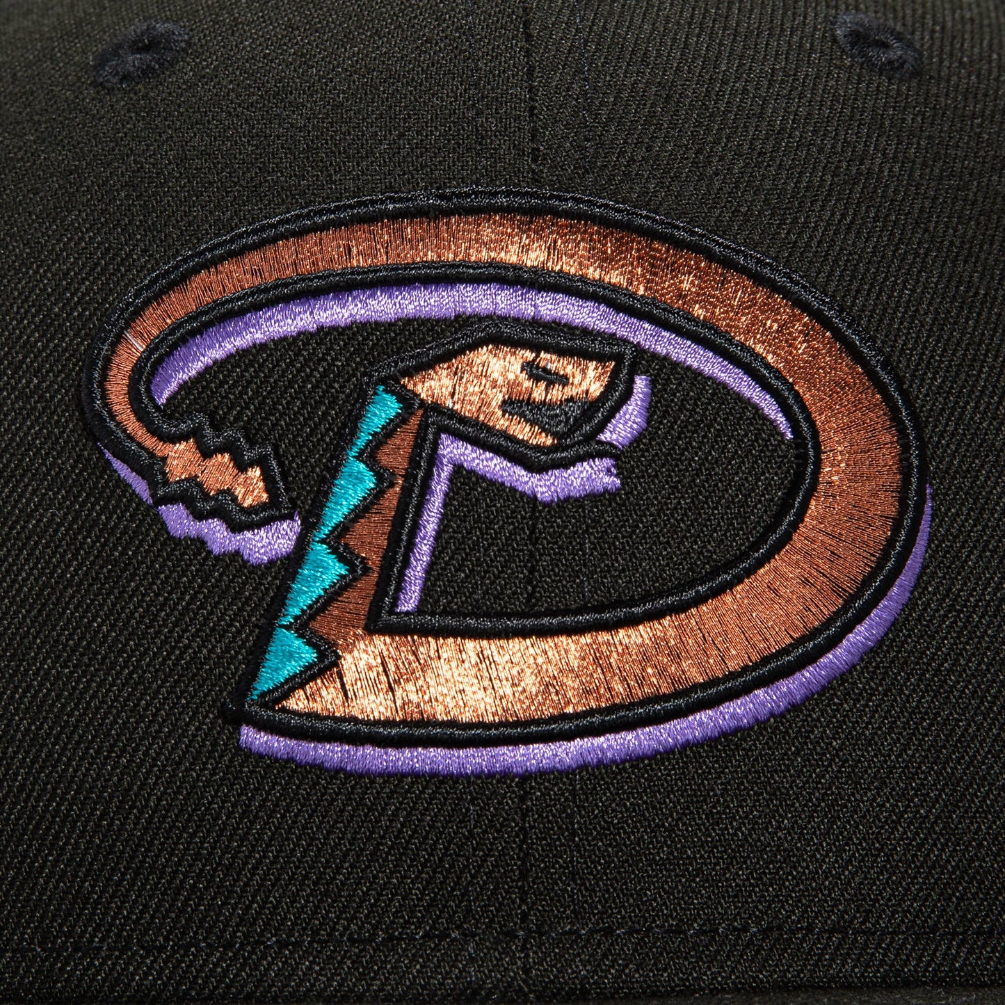New Era 59Fifty Arizona Diamondbacks 2001 World Series Patch Pink UV D Hat - Black