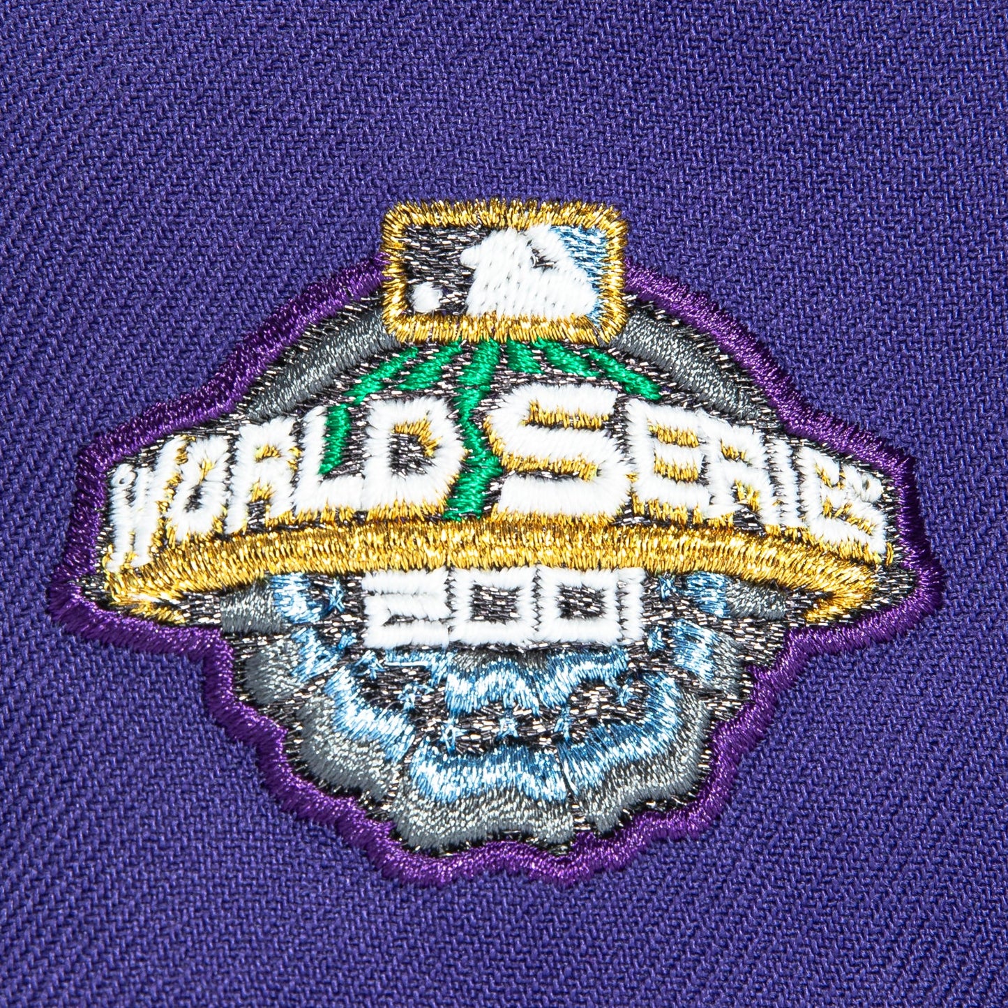 New Era 59Fifty Arizona Diamondbacks 2001 World Series Patch Upside Down Hat - Purple, Black